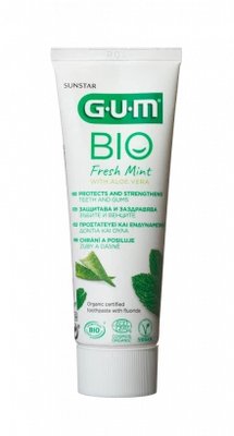 GUM BIO Fresh Mint zubní pasta s Aloe vera, 75 ml