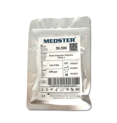 Test chemiczny kl.V Safecheck do sterylizacji parą wodną kl.V STERIMED (paskowy) 100szt/op