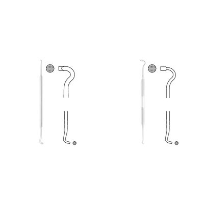 Nosič amalgamu s křížovým řezem - Medin