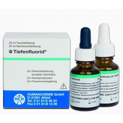 Tiefenfluorid : 20 ml + 20 ml, kapátko