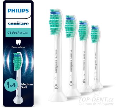 Philips Sonicare C1 ProResults Standard HX6014/87, 4ks