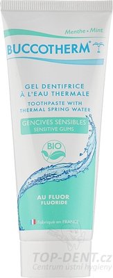 Buccotherm BIO gelová pasta pro citlivé dásně s fluoridy, 75ml