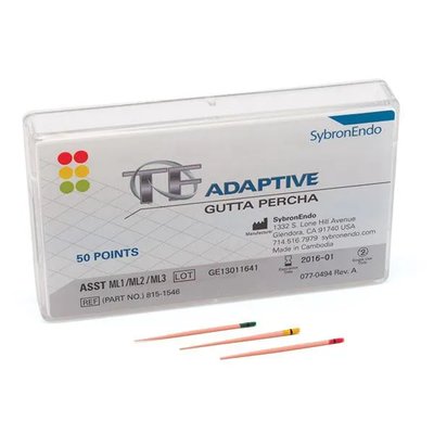 TF ADAPTIVE GUTTA PERCHA POINT ASST. ML PK/50