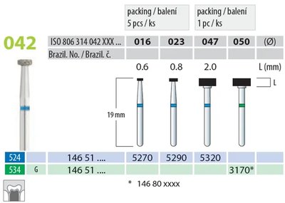 Brousek diamantovaný T 806.314.042.524.016