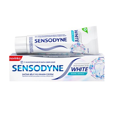 Sensodyne Advanced White Enamel Defence zubní pasta 75 ml