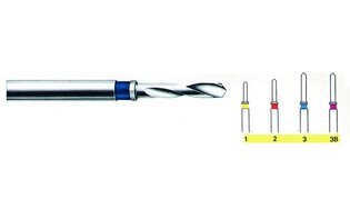 Radix-Anker Wiertła spiralne #1 żółte 6szt/op