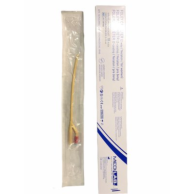 Foley katetr Nelaton pro ženy, objem balónku 5 - 15 ml, 10 ks v balení - CH22