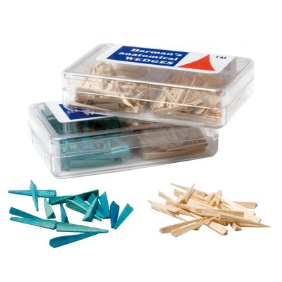 Barman´s wedges anatomical - klínky - 200ks přírodní