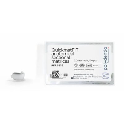 QuickmatFit matrice premolár, 0.04mm - 100 ks