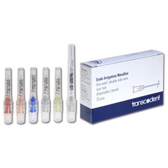 Endokanyly Transcodent Luer 23G, 0,6 x 25mm / 25ks / modré TRA