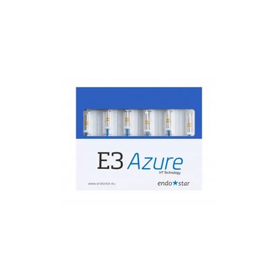 Pilniki Endostar E3 AZURE taper 06 długość 29mm 6szt