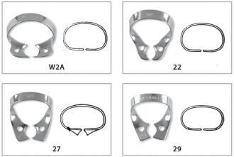 Fit Kofferdam spona Bicuspid bez křidélek č.W2A