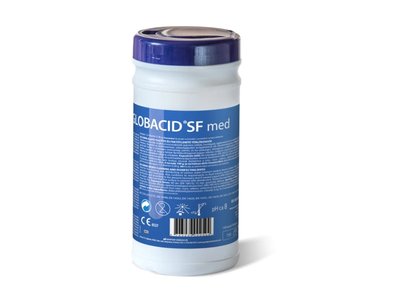 Dezinfekční ubrousky GLOBACID SF med wipes, 150ks, bezalkoholové