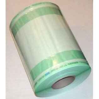 Rękaw z zakładką do sterylizacji Steriking RB54 250x65mm100m papierowo-foliowy zielony