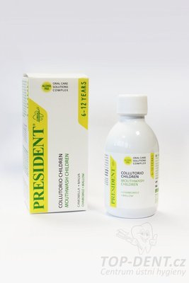 PresiDent dětská ústní voda 6-12 let, 200 ml