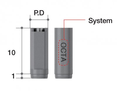 MEGAGEN Scan Abutment Octa Level