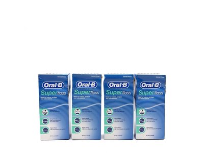 ORAL-B Superfloss 50 ks, poškozený obal
