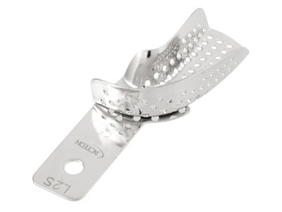 3040_L2S Perforovaná otiskovací lžíce poloviční, levá strana, 30x49mm