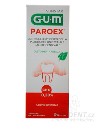 GUM Paroex ústní voda (CHX 0,20%), 300ml