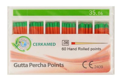 PROMOCJA Ćwieki gutaperkowe 6% 60 szt. Cerkamed - 35 bez kalibracji do 31.05.2026