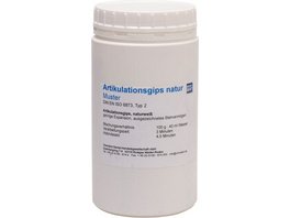 Artikulationsgips natur - Muster 1 kg natur