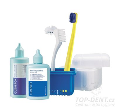 Curaprox BDC 190 set pro péči o umělý chrup