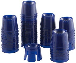 ORBIS Kieliszki jednorazowe niebieskie 50szt. plastikowe