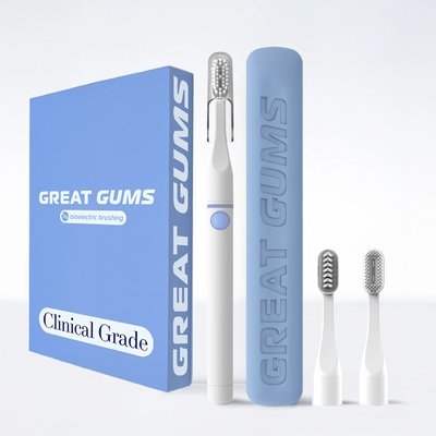 Kartáček Great Gums Clinical Grade bioelektrický bílý - 1 ks