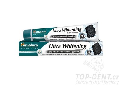 Himalaya Ultra Whitening zubní pasta s černým uhlím, 75ml
