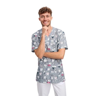 Pánská halena, motiv zoubky