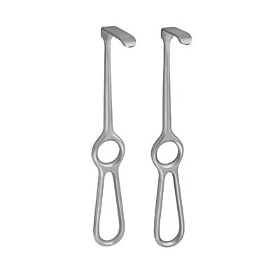 Hák Kocher - 51 x 11 mm, 21 cm