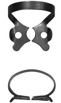 Rubber Dam Clamp 2 Hu-Friedy Black Line