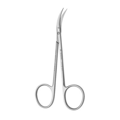 Nůžky oční stranou zahnuté; 115 mm