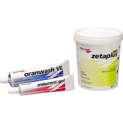 ZetaPlus Intro KIT L/VL - Kit L 900 ml Zetaplus putty + 140 ml Oranwash L + 60 ml Indurent gel..