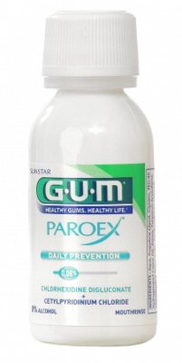 GUM PAROEX ústní voda (výplach, CHX 0,06 % + CPC 0,05 %), 30 ml