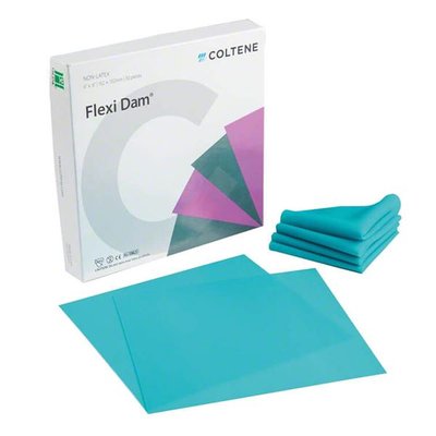 Flexi Dam Hygenic Non Latex zelený (152 x 152mm), 30ks