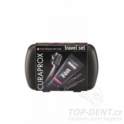 Curaprox Black is White Travel set (černý)