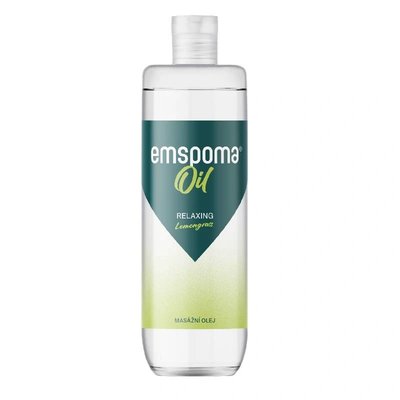 Masážní olej emspoma OIL Relaxing lemongrass, 500 ml