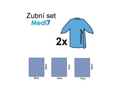 Operační set, 2x Operační plášť, 3x rouška