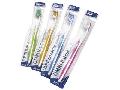 OMNI Zubní kartáček FLATCUT soft