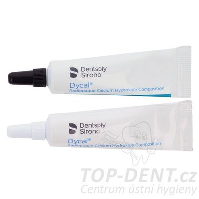 Dycal Dentin hydroxidový podložkový cement, 1x13g a 1x11g