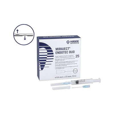 Jehly Miraject Endotec Duo G25 0,5x25mm, 25ks