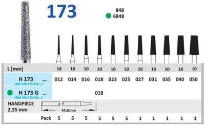 HORICO diamantové vrtáky - kónus ISO18