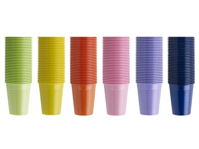 Euronda Monoart set - Barevný set jednorázových kelímků 1