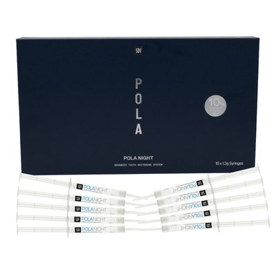 Pola Night 10% sada na bělení zubů 10×1,3 g