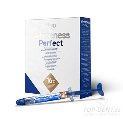 Bělící gel FGM Whiteness Perfect FP 16% Kit, 5x3g