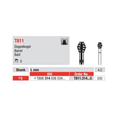 Diamant turbo FG T811.033C (5ks/bal)