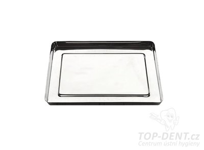 Polonus Dental nerezový tác na nástroje velký nerezový (290x185x20 mm)