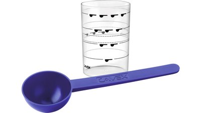 Cavex Puderlöffel + Messbecher