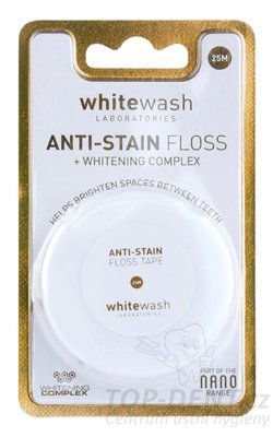 Whitewash Nano Range Anti-Stain bělící zubní páska, 25m